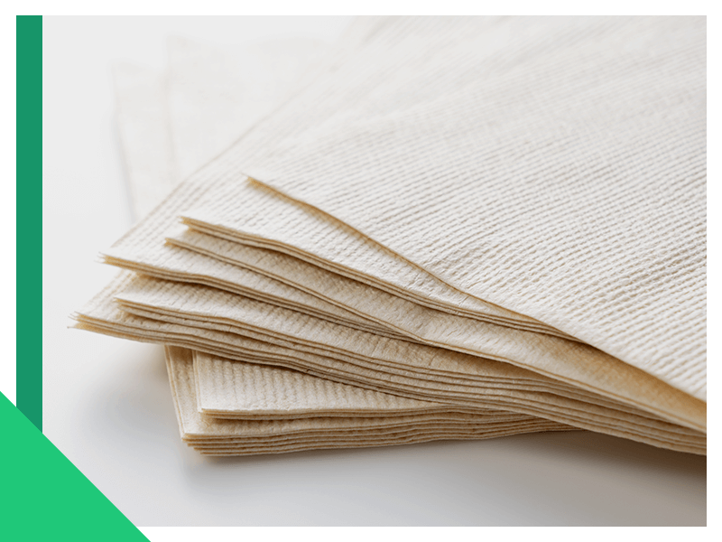 eco-friendly kraft beverage napkins