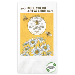 Personalized custom guest towel napkins. Customize online.