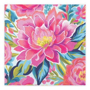 Full color, full coverage digital printed luncheon napkins