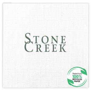 Recycled cocktail napkins marketing and branding