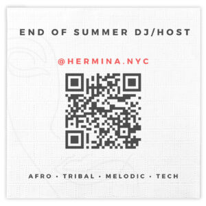 Branded custom nightclub event napkins with QR code