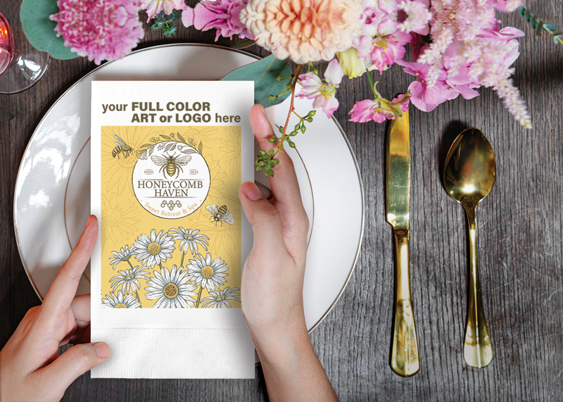 Napkin Placement Ideas with Paper Napkin