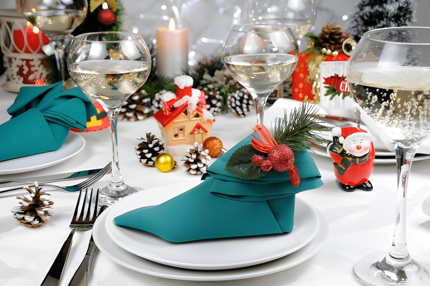 Christmas Napkin Folding Ideas